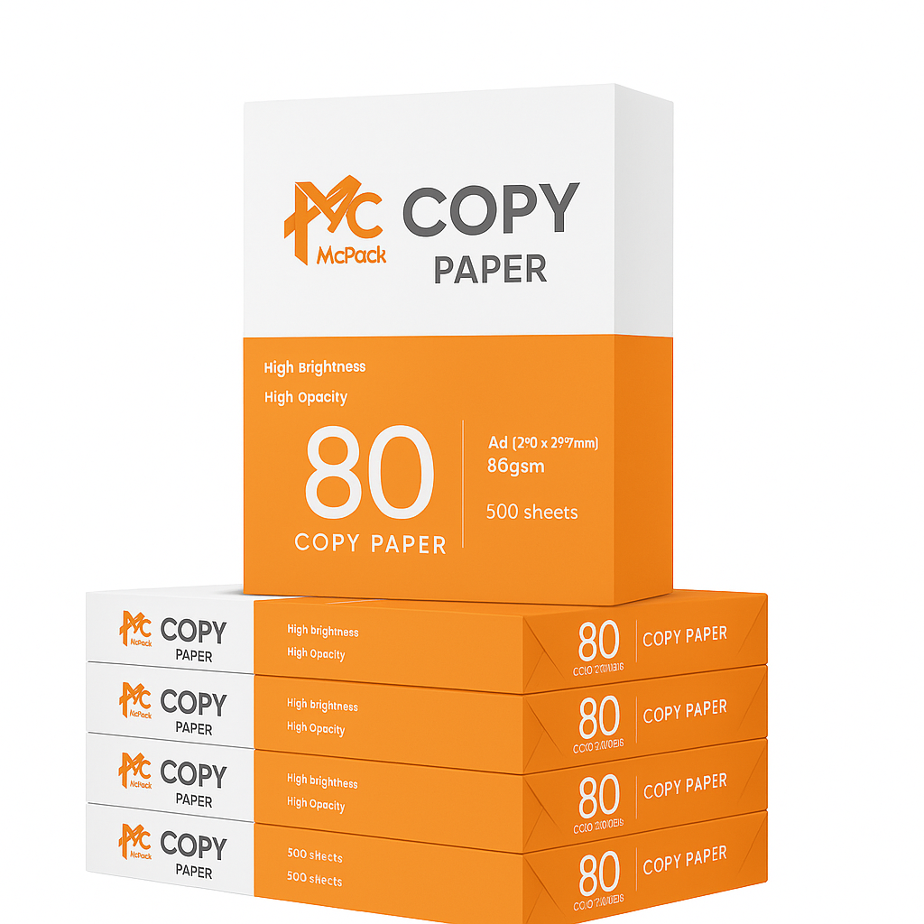A4 Copy Paper – Premium 80gsm (Carton of 5 Reams)