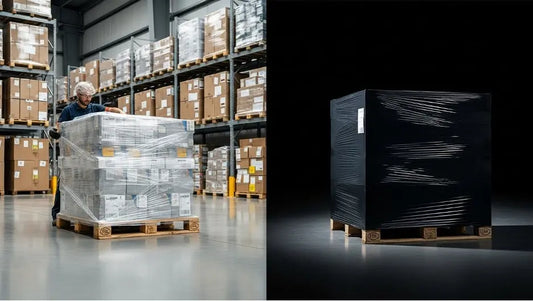 Clear vs Black Stretch Wrap