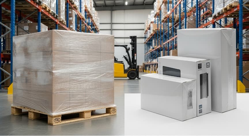 Stretch Film vs Shrink Wrap