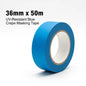 36 mm × 50 m UV‑Resistant Blue Crepe Masking Tape (Bulk Pack)