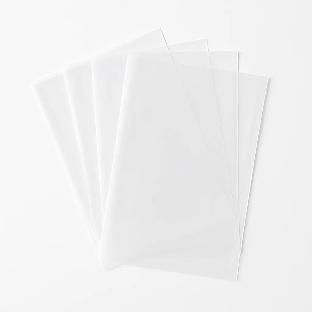 650 x 750mm Open Top Poly Bags - 80um (100pcs/ctn)