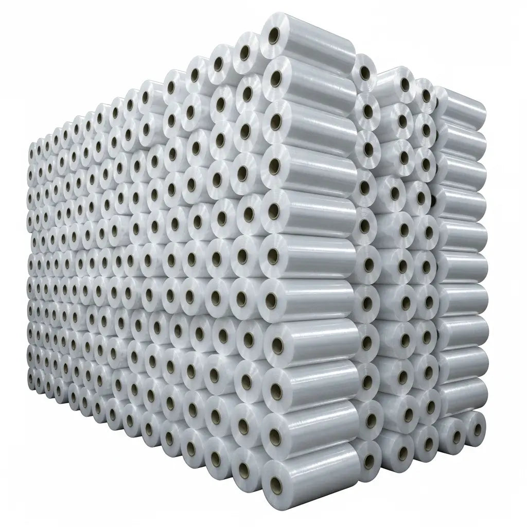 Bulk Pack  200 Rolls Hand Stretch Wrap 25um x 300m