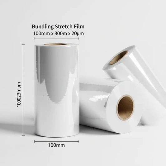 Bundling Stretch Film 100mm x 300m x 20um