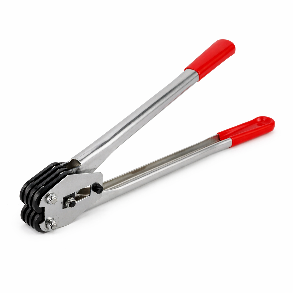 Manual Strapping Sealer Tool - Metal Seal Crimper for PP & PET Strap
