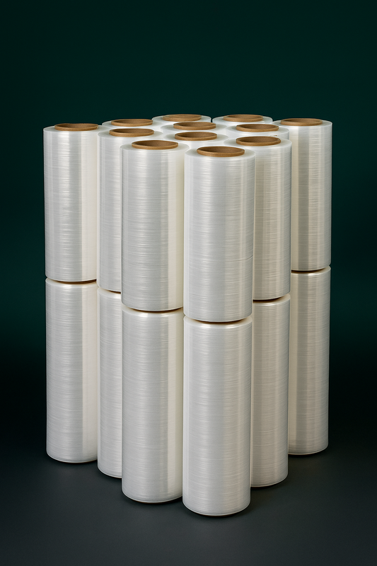 Bulk Pack  200 Rolls Hand Stretch Wrap 25μ x 300m