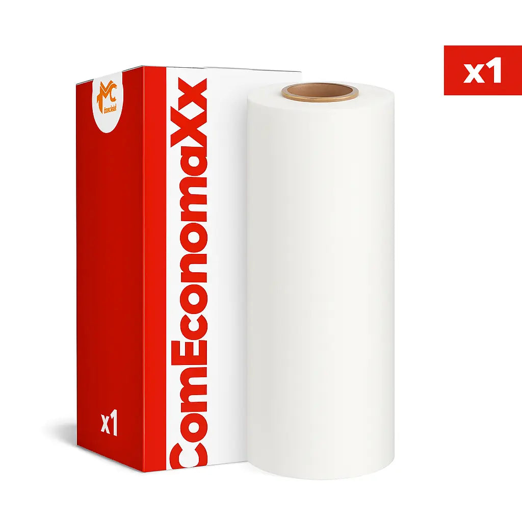 Machine Stretch Film 30µm – White Cast Wrap 500mm x 1000m