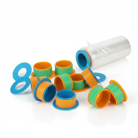 Mini Stretch Wrap Dispenser Handles – 1 Pair (2 Pieces) – For 3-Inch Core (75mm)